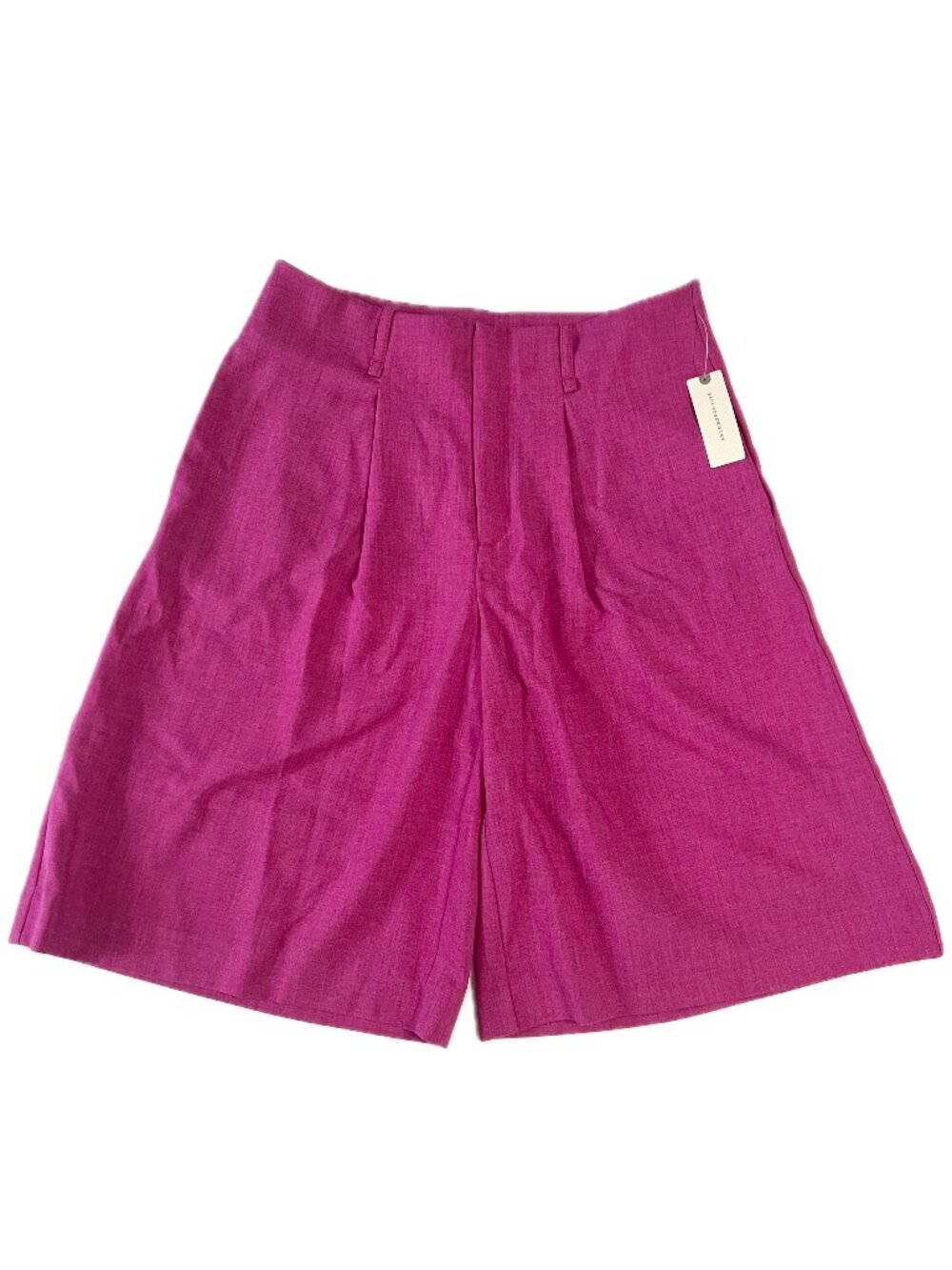 NWT $118 Anthropologie Maeve Pleated Raspberry Shorts Brand New Size 6